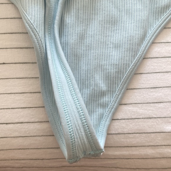 Free People FP Movement Free Throw Bodysuit - Surf Spray (Blue/Teal) - Picture 5 of 7